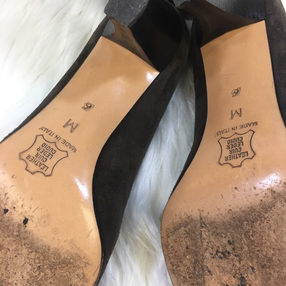Vintage Yves Saint Laurent Brown Pumps 6M - Picture 5 of 8